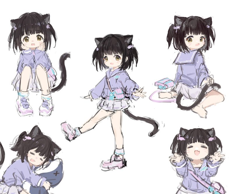 将老师的女儿十分可爱，摸了 source