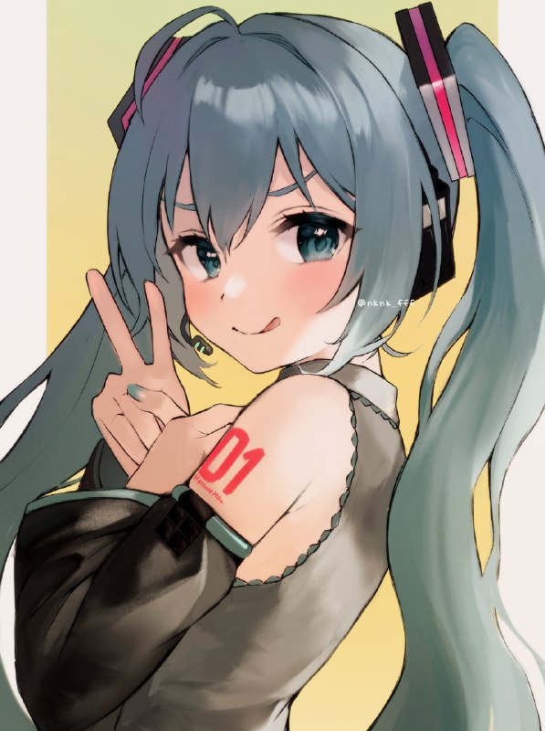 💛 #初音ミク #いいミクの日 source
