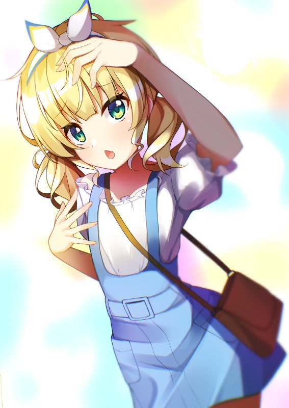 髪型変じゃないかなぁ？と気にするシャロちゃん#ごちうさ #gochiusa source