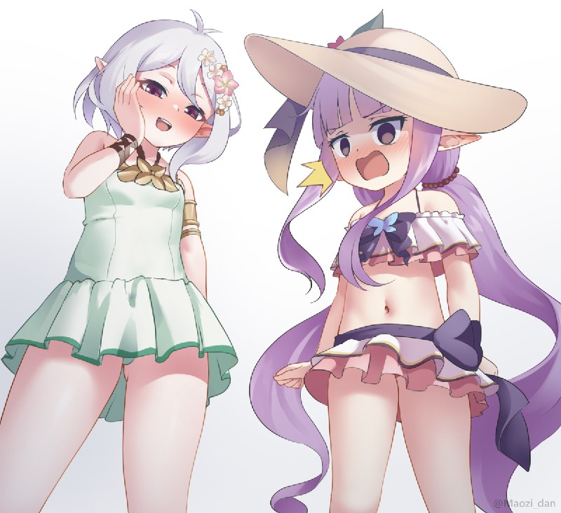  コッコロとキョウ（足コキ）#R-18 #プリコネR #プリセスコネクト!Re
