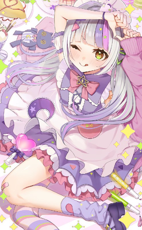 最強メイド🎀#シオンの書物#紫咲シオン新衣装 source