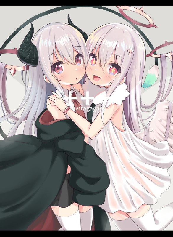 白髪は宗教という方はぜひ😇　#絵柄が好みって人にフォローされたい source白髪は宗教という方はぜひ😇　#絵柄が好みって人にフォローされたい source