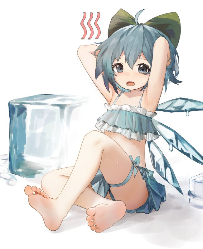 #毎月9日はチルノの日#チルノ暑いな… source