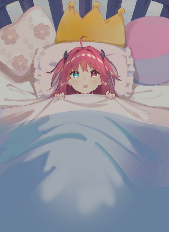 夜がんばって寝ようとしてるけど眠れないロアちゃんと、朝やっと眠りにつけたロアちゃんです🌅 skebありがとうございました！ #ロアート source夜がんばって寝ようとしてるけど眠れないロアちゃんと、朝やっと眠りにつけたロアちゃんです🌅 skebありがとうございました！ #ロアート source
