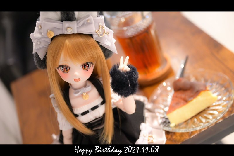 今日はまゆちゃんの誕生日です(‘ v)あっという間に二年が過ぎました！お誕生日おめでとうございます🥳🎉#ぽえっ子#RonshukaCouture source