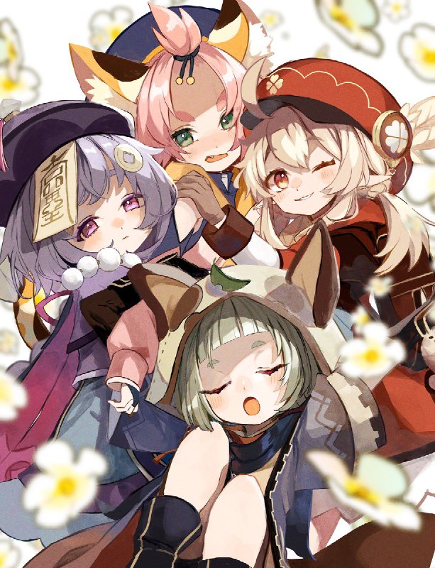 ぎゅぎゅぎゅっ！#Diona #klee #qiqi #sayu source