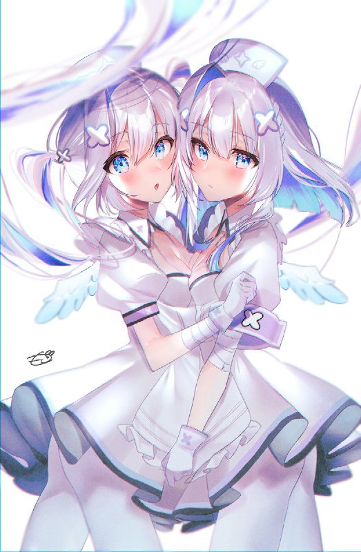 天音かなたﾁｬﾝの新衣装お絵描きかなたそ何着ても可愛い😭#天音かなた新衣装#かなたーと source