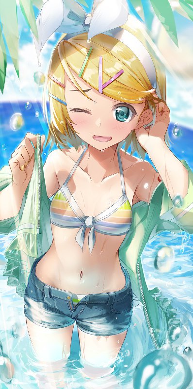 水着リンちゃん！　#鏡音リン source