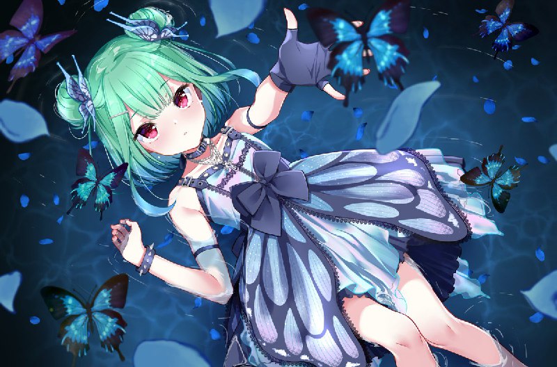 さようなら‥‥#絵クロマンサー #潤羽るしあ source