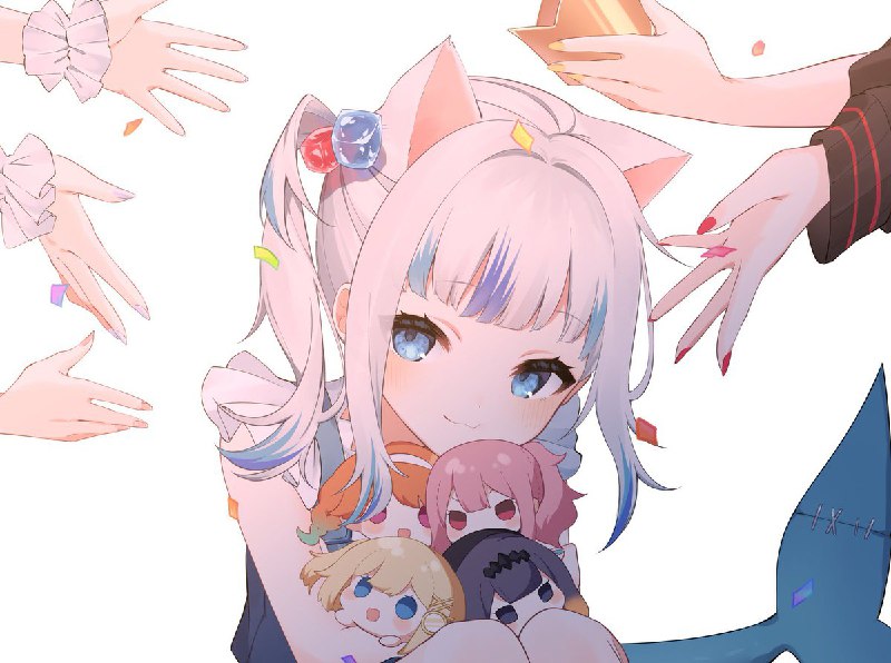 #GuraBirthday2022ぐらちゃんお誕生日おめでとうござます！Happy birthday!🥳👑💙 source#GuraBirthday2022ぐらちゃんお誕生日おめでとうござます！Happy birthday!🥳👑💙 source