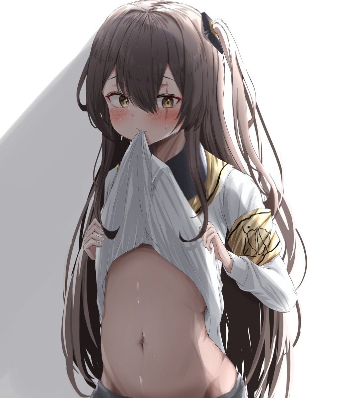45姉頼んだらおへそ見せてくれそう…#ump45#ドルフロ#少女前線 source