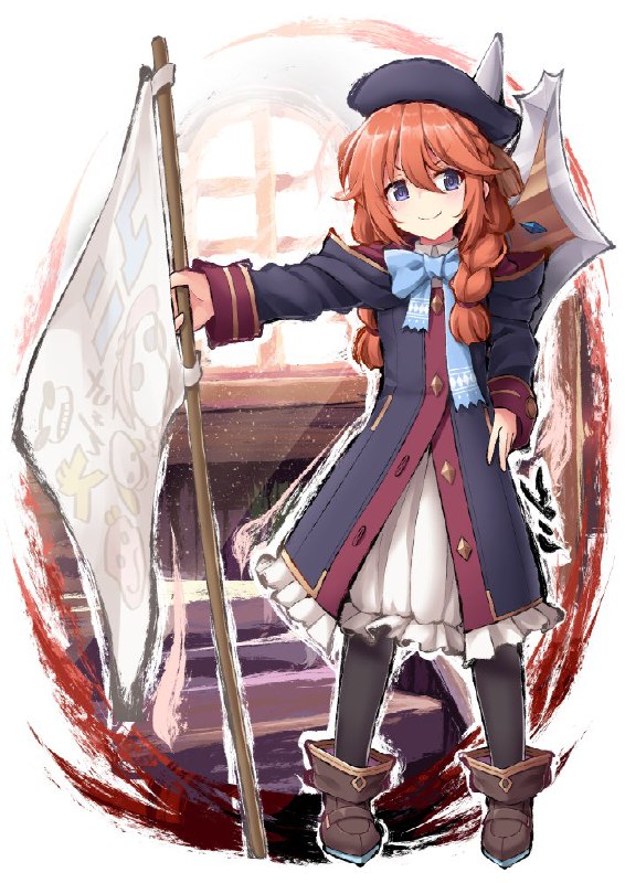 「我に続けユニちゃんズ！」＼なかよし部です／＼パイセン旗裏っす／#プリコネR #プリコネ #ユニ source