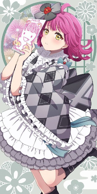 今年一枚目はりなりー！2022年もまったり描いていきますのでどうぞよろしくお願いします☺️✨#虹ヶ咲　#lovelive source