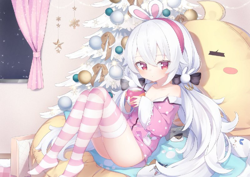 ラフィーちゃんと過ごすクリスマス🐰🤍❄✨ #アズールレーン sourceラフィーちゃんと過ごすクリスマス🐰🤍❄✨ #アズールレーン source