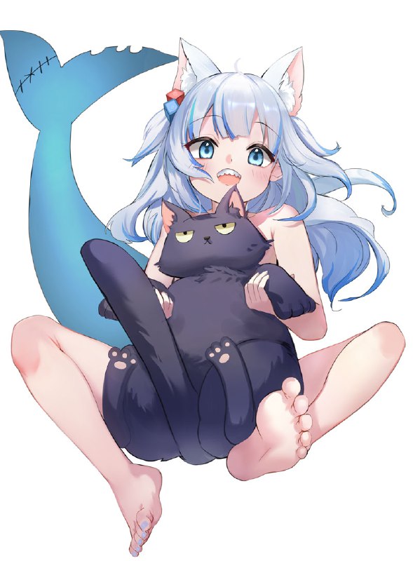 🦈🐱😊 #gawrgura #gawrt source