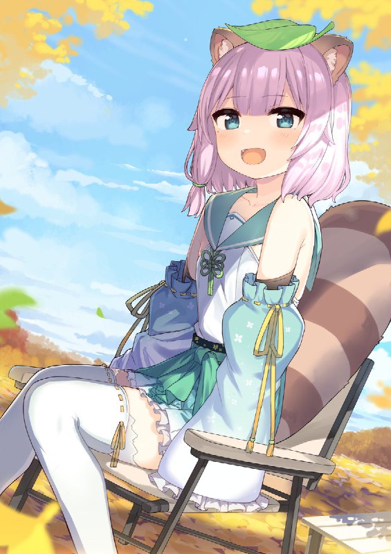 狸原ことねちゃん！🏕️#狸あーと source