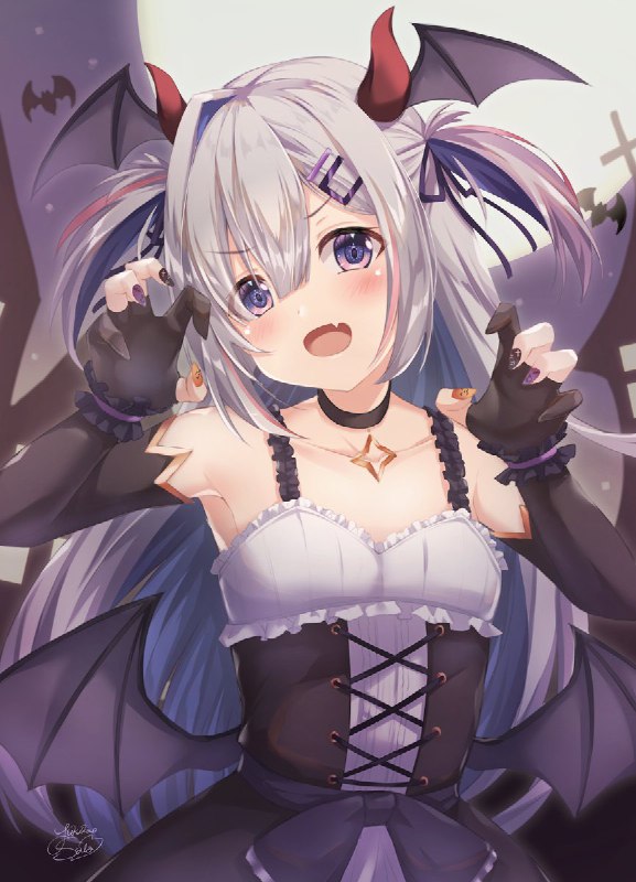ハロウィンなので悪魔なかなたん#かなたーと source