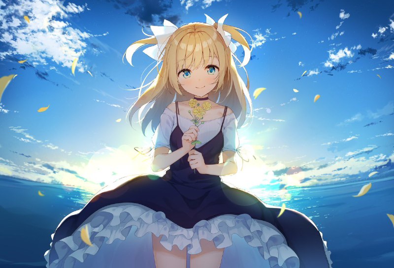 最初のラフだともっとスカートが短くてめっちゃかわいかったんだけど、会場NG出そうで泣く泣くスカート丈足してもらったやつ😂 link source