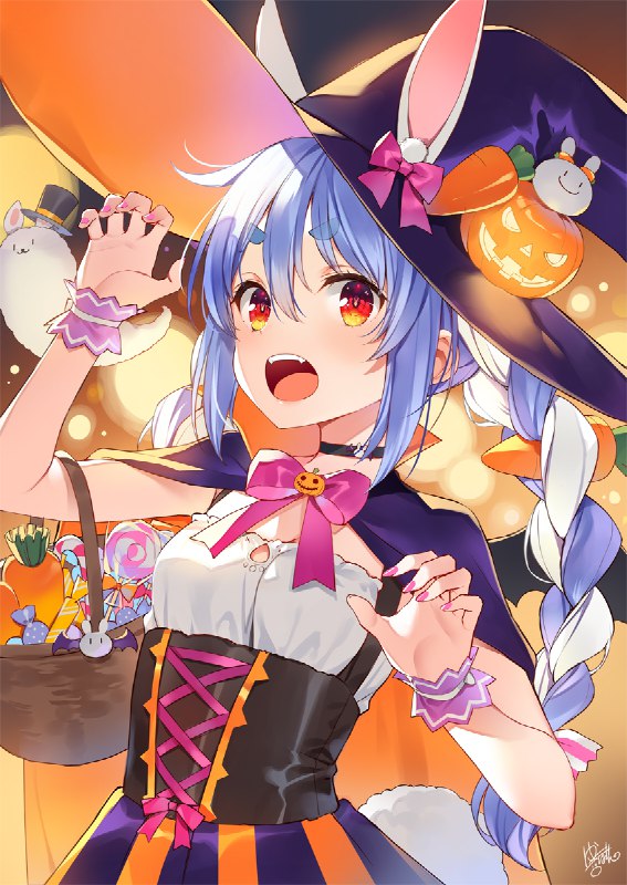 TRICK OR TREAT！PEKO🐰🎃#ぺこらーと#ハロウィン source