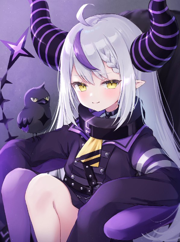 ラプ様～🛸💜#Laplus_Artdesu source