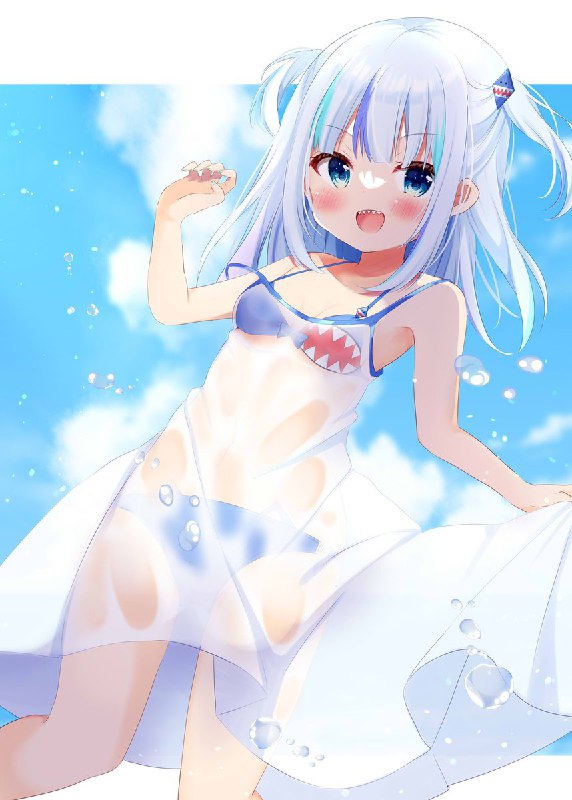 夏だ！海だ！サメだ！🦈 #gawrt source
