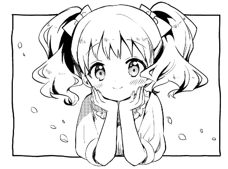 これはモノクロ練習に描いたアリス