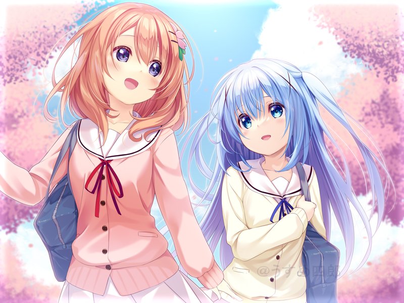 塗ったでござる！そしてチノちゃんお誕生日おめでとう！！#ご注文はうさぎですか#ごちうさ#チノちゃん#香風智乃生誕祭2021 source