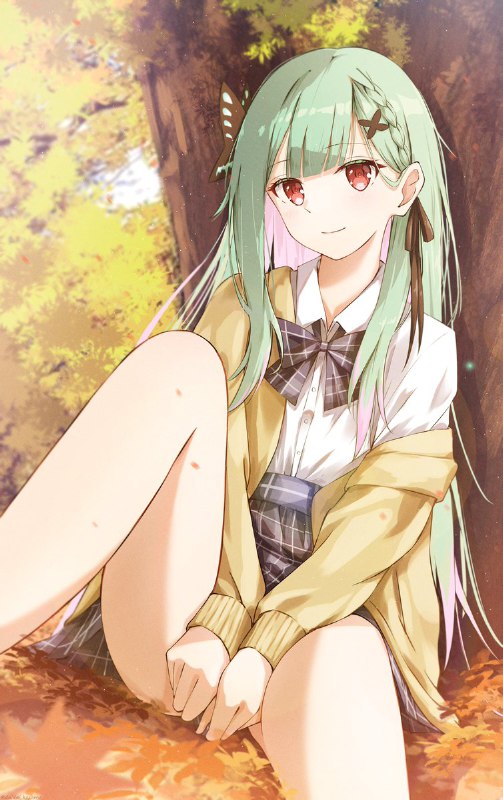 せん～ぱい！#絵クロマンサー　#潤羽るしあ新衣装 source