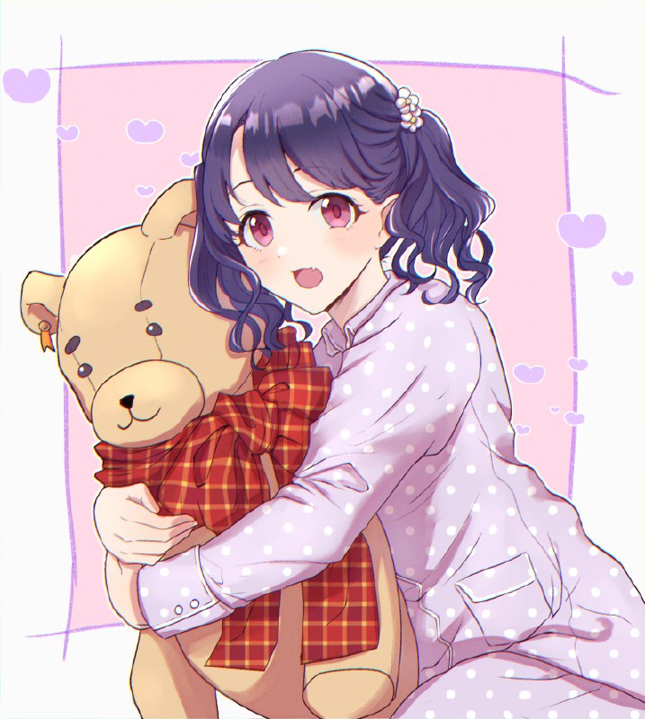 小糸ちゃんからクマのぬいぐるみの写真送られてきた時の円香の顔が見たいよ#福丸小糸#シャニマス source