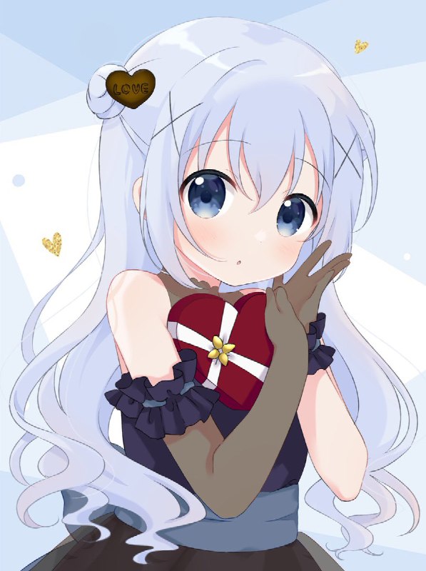チノちゃんからのチョコ🍫#ごちうさ#gochiusa#バレンタイン source