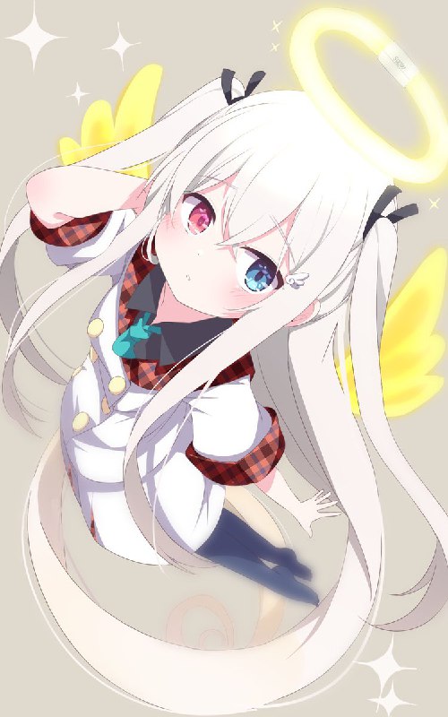 スケブ納品完了ー！！！！うちの子描いてくださいって初めて来たｗｗうちの子天使ちゃんです