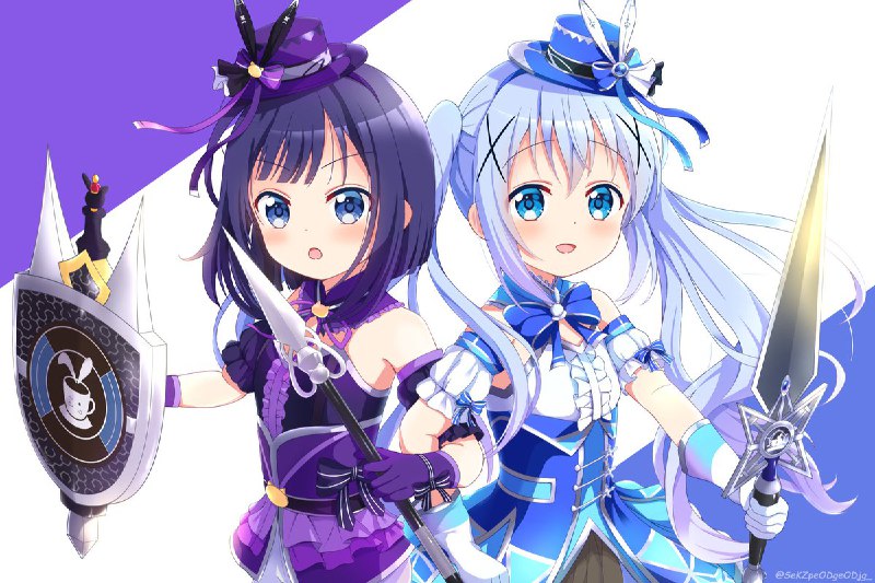 「チノは私が守る」#ごちうさ#gochiusa#風衣葉冬優生誕祭#風衣葉冬優生誕祭2022#チノちゃん#フユちゃん source