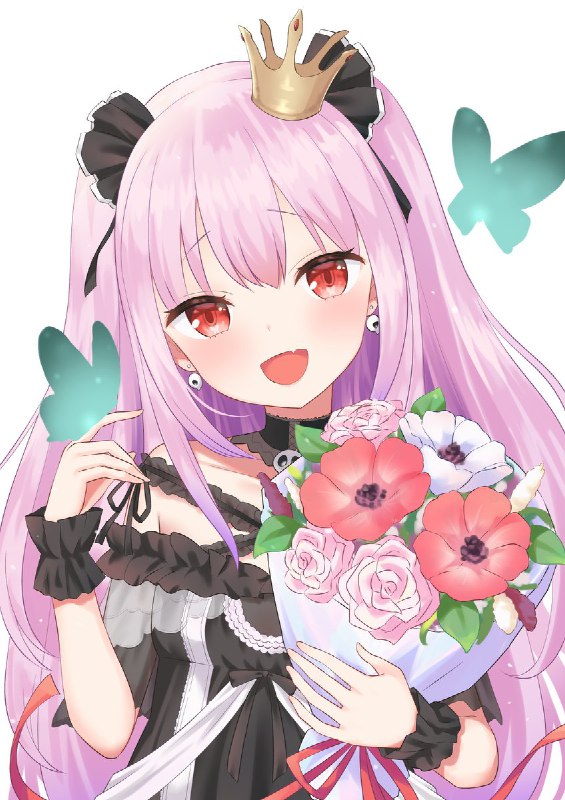 お姫様るーちゃん👑お誕生日おめでとう🎉#潤羽るしあ生誕祭#絵クロマンサー source