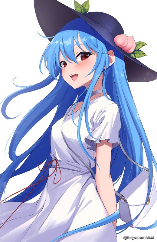 おでかけ服姿の天子#比那名居天子　＃東方project#10月4日は天子の日 source