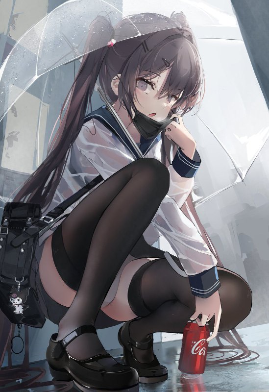 雨　傘　女子高生 source