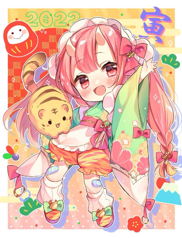 今年もよろしくねー！！！！🐯🎍#HAPPYNEWYEAR2022 source