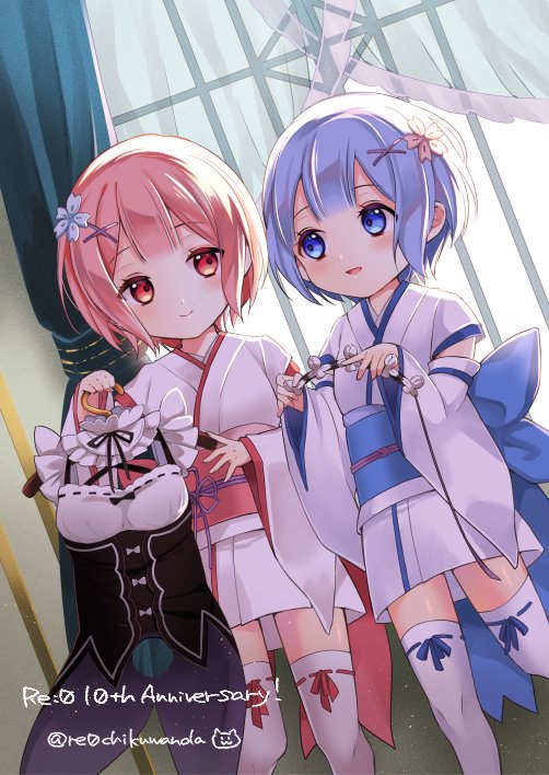 リゼロ10周年おめでとうございます～！こちらはお祝い企画に寄稿した幼レムラムです#Rezero10thAnniversary source