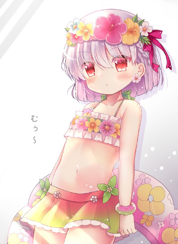 待ちくたびれて拗ねてる水着カーマちゃん👙✨#FGO　#カーマ source