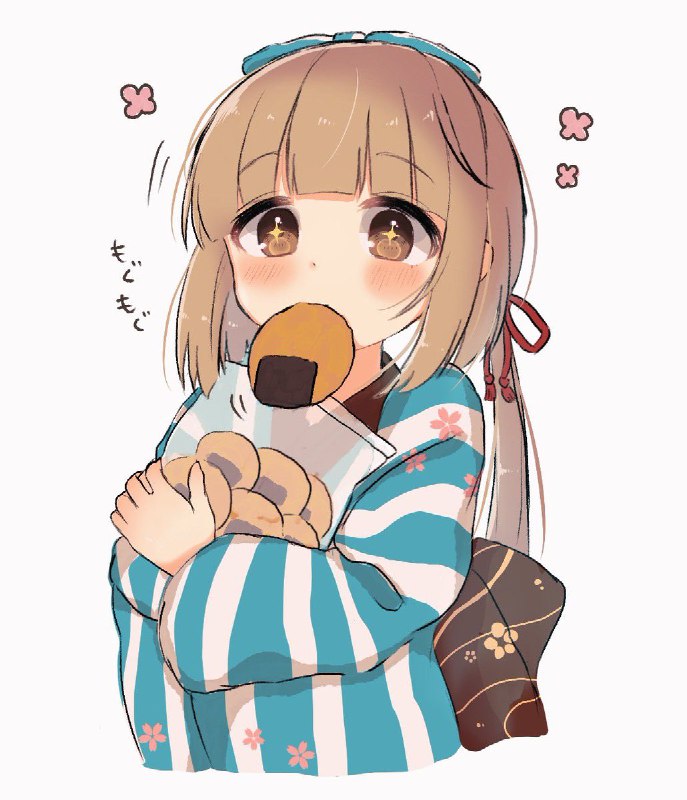 おせんべいをもらってごきげんなよしのん🍘🌸 source