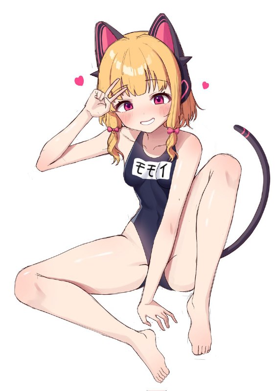 モモイのスク水！ 猫耳と一緒なのでもっといいです