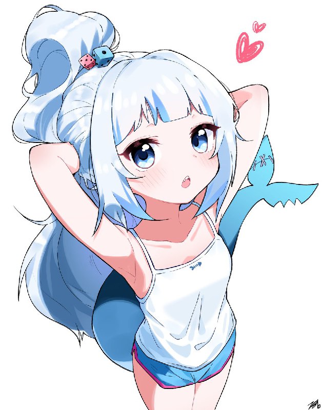 Summer shark🦈#gawrt #gawrgura source