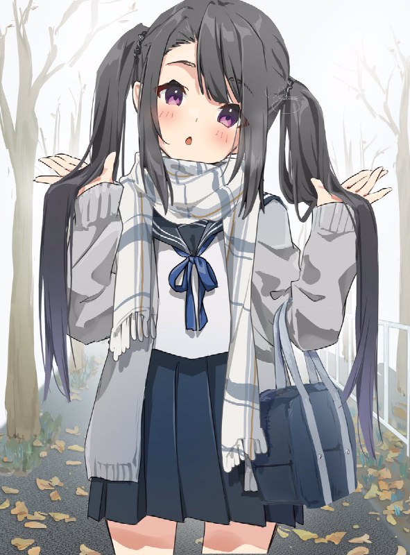 黒髪ツインテっていいよね✨#ツインテールの日 source