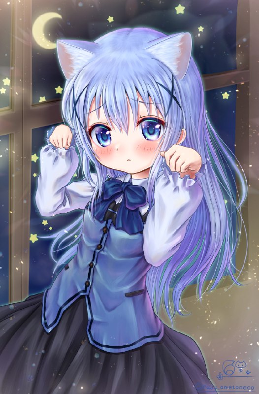 おはチノちゃん☀️✨ｱｹﾏｼﾃｵﾒﾃﾞﾄｳ…#ご注文はうさぎですか #香風智乃 source