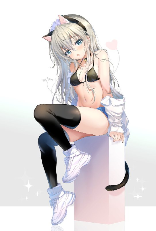 #いいニーハイの日 + ねこみみ🐈 source