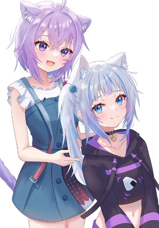 ねこちゃんず🍙🦈#絵かゆ #gawrt source