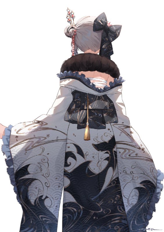 お正月背中クロヱver.#さかまた飼育日記 source