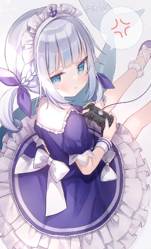 aqua x gura💜💙!!#ツインテールの日 #gawrt source