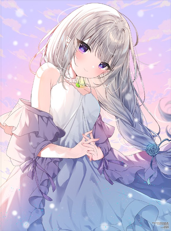 さらに！今月はまふゆ先生(@1kurusk) 描き下ろしエミリアのB2ポスターが付録で付いてきます！幻想的なイラストがとても素敵です✨#rezero #リゼロ source