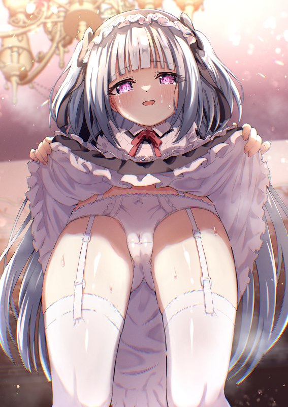 催眠ソフィナちゃん / id=117616488 / 夜桜ソウキ #ロリ #催眠 #ぱんつ #太もも #フリル #お嬢様 #たくしあげ #折馳ソフィナ #メイド