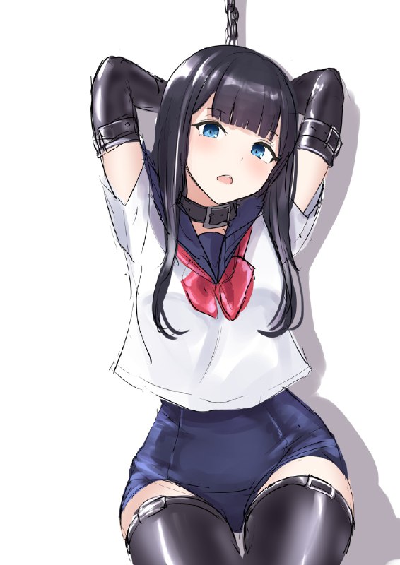 minagiku bondage school swimsuit seifuku swimsuits thighhighs | #530391 | yande.re